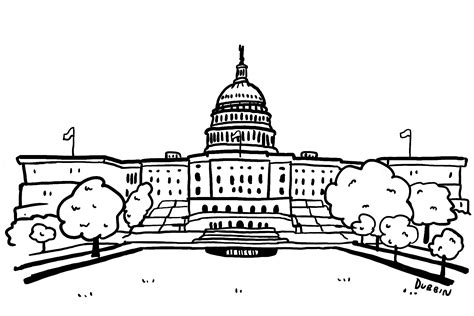 White House Clipart Legislative Branch Pencil And In Branches Of Government Coloring Pages - Branches Of Government Coloring Pages