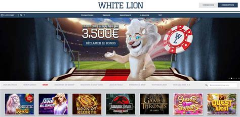 white lion casino avis