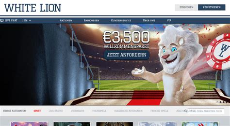white lion casino game Alle legale online casinos in Nederland