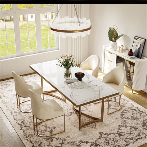 White Modern Dining Room