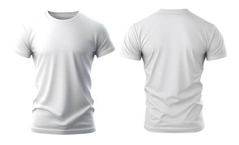 White Shirt Front And Back Png Photos Kaos Polos Png - Kaos Polos Png