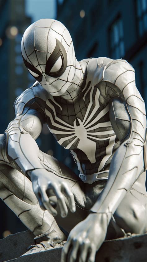 White Spider Man