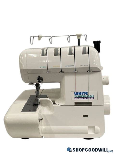 white superlock serger 1934d