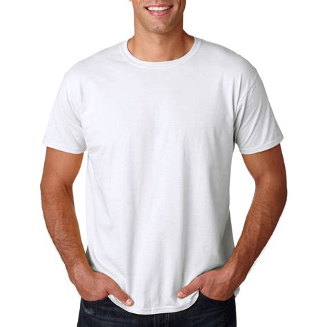 White T Shirt In Front And Back Template Mentahan Kaos Putih - Mentahan Kaos Putih