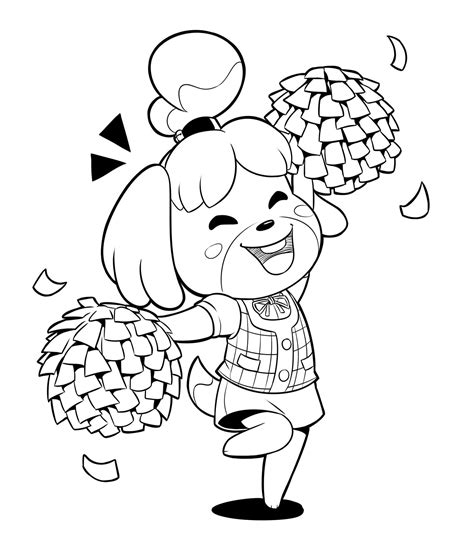 whitney and apollo animal crossing coloring pages
