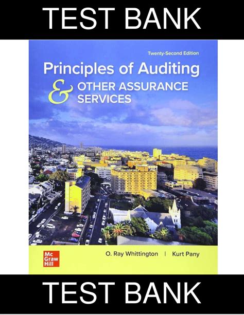 whittington pany principles auditing test bank