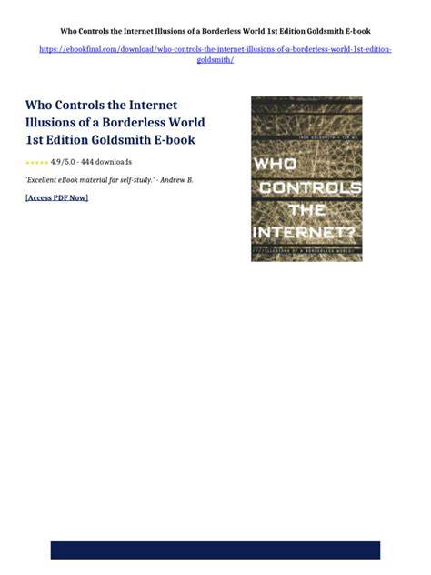 who controls the internet illusions of a borderles