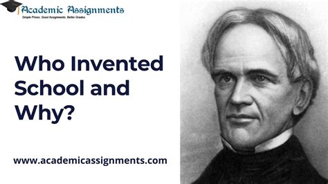 who invented school essay