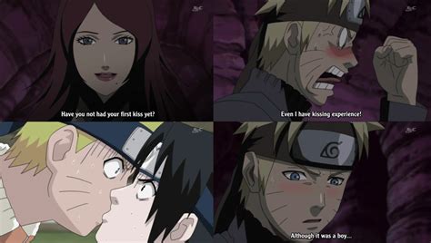 who kissed naruto first fight