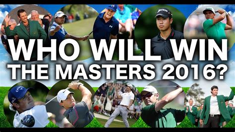 who will win the masters