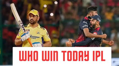 who wins todays ipl