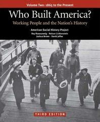 Read Who Built America 3Rd Edition Volume 1 Pdf Book 