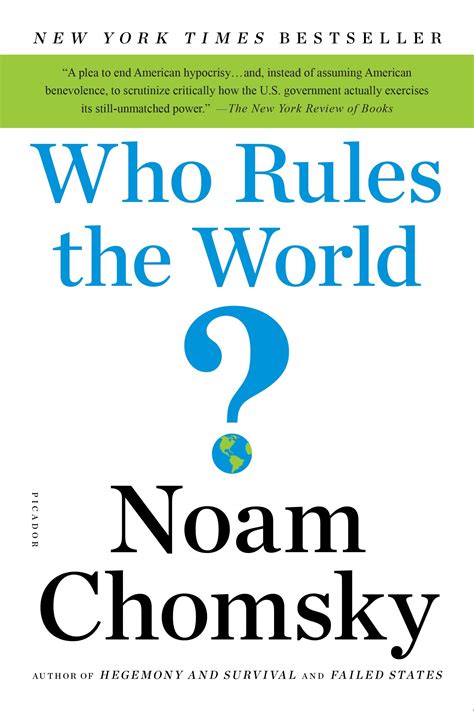 Read Online Who Rules World Noam Chomsky 