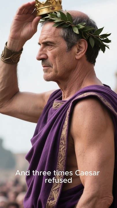 Why Did Caesar Refuse The Crown