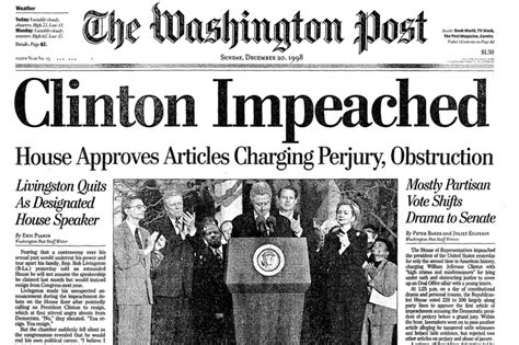 Why Did Clinton Get Impeached