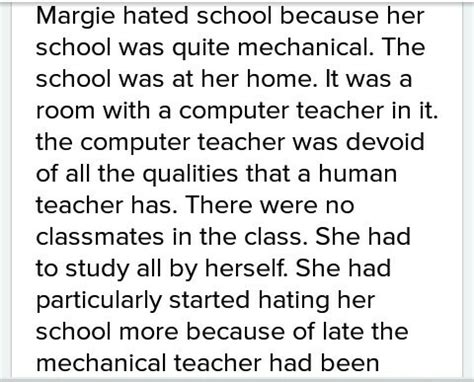 Why Did Margie Hate School
