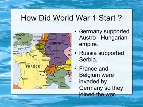 Why Did Ww1 Start