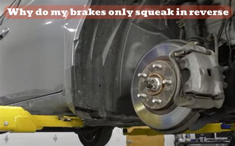 why do brakes squeak only in reverse