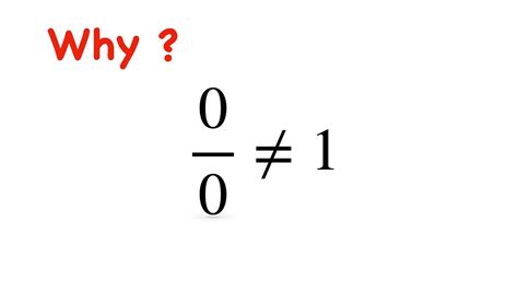 Why Is 0 0 Equal To 1