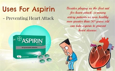 why is aspirin used in heart attacks