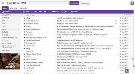 why is my yahoo mail inbox not updating
