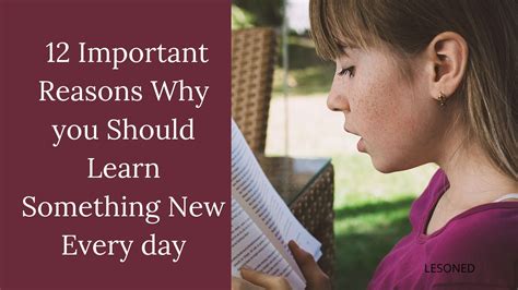 why learn something new everydayly useful