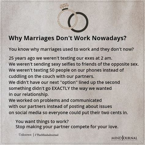 why marriage dont last