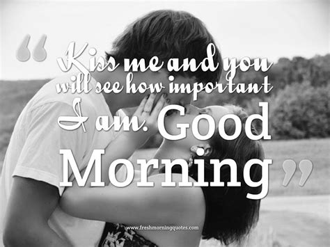 why morning kiss is important in