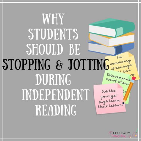 Why Students Should Be Jotting While They Read Stop And Jot Worksheet - Stop And Jot Worksheet