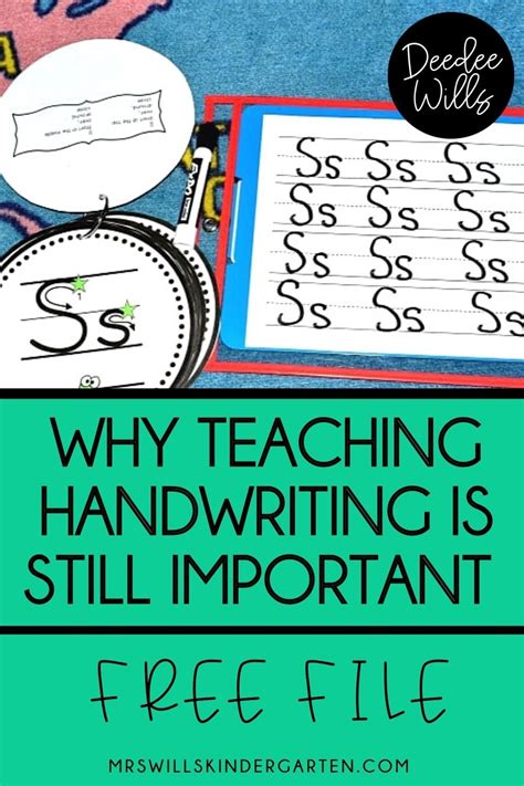 Why Teaching Kindergarten Handwriting Is Still Important Handwriting Kindergarten - Handwriting Kindergarten
