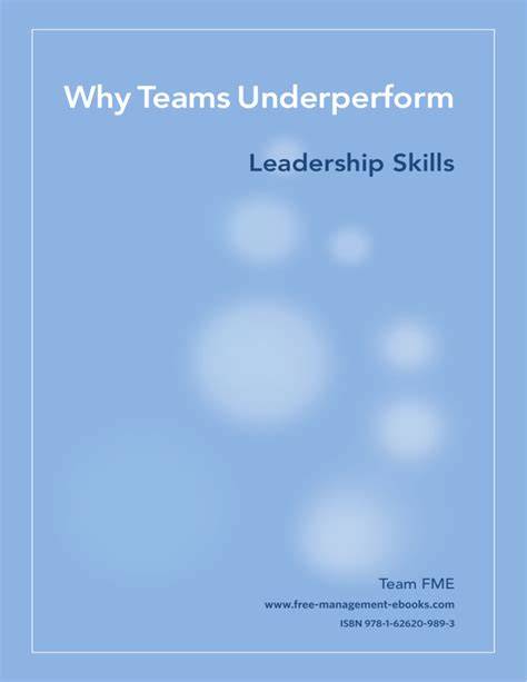 why teams underperform free management ebooks