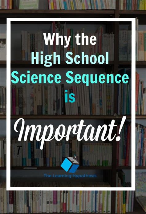 Why The High School Science Sequence Is Important Science Courses In High School - Science Courses In High School