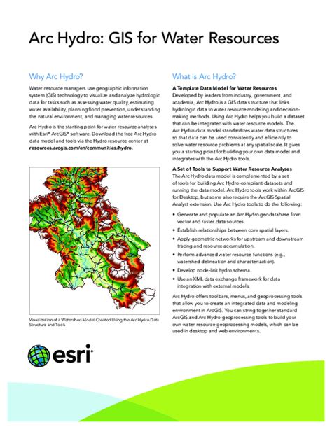 Read Online Why Arc Hydro Esri 