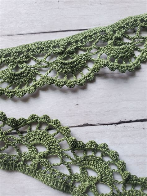 wide crochet lace edging patterns