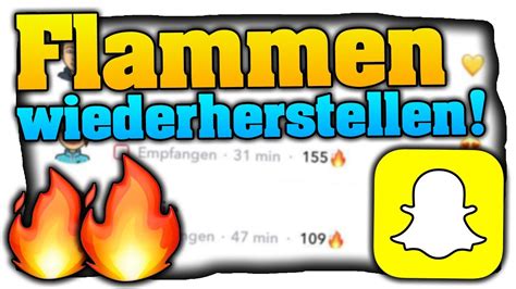 wie kriegt man flammen auf snapchat