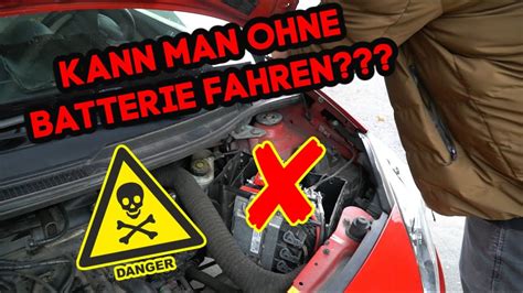 wie startet man ein auto ohne batterie