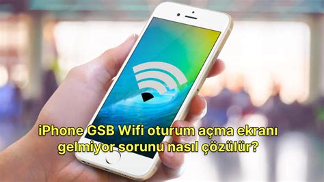 wifi oturum aç sorunu