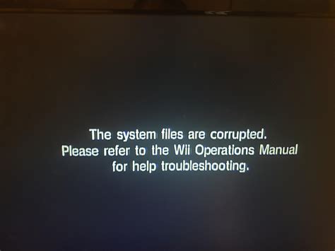 Read Wii Operations Manual System Files Corrupted File Type Pdf 