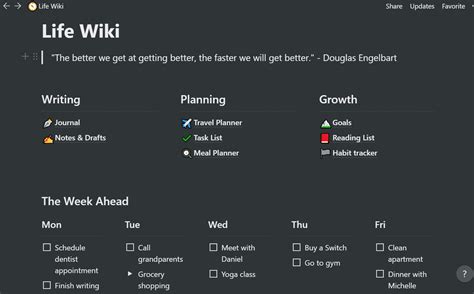 wiki for personal use