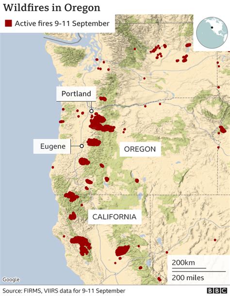 wildfires oregon