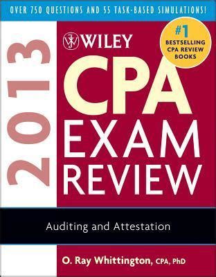 Read Online Wiley Cpa Exam Review 2013 Auditing And Attestation 