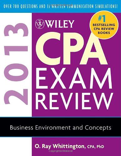 Read Online Wiley Cpa Exam Review 2013 Business Environment And Concepts 