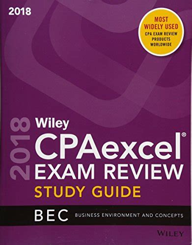 Read Wiley Cpaexcel Exam Review 2018 Focus Notes Business Environment And Concepts 