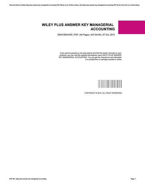 Full Download Wiley Plus Accounting Principles Answer Key 