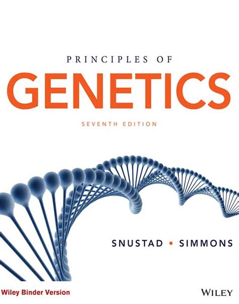 Full Download Wiley Principles Of Genetics 7Th Edition D Peter 