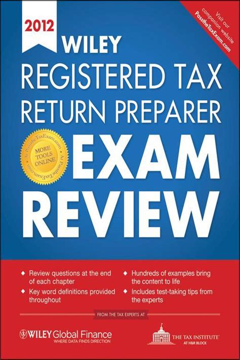 Read Online Wiley Registered Tax Return Preparer Exam Review 2012 
