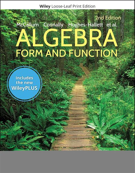 Wileyplus Algebra Form And Function 2nd Edition Lonzano
