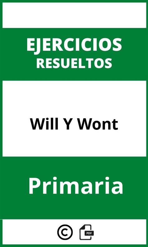 will y wont resuelto