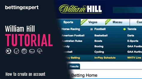 william hill betting account