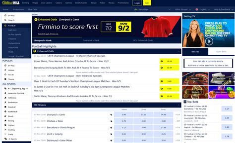 William Hill Bookmaker